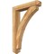 Ekena Millwork Thorton Arts and Crafts Rough Sawn Bracket w/ Offset Brace, Western Red Cedar, 6"W x 30"D x 42"H BKT0604X30X42THR03RWR - alternate 1
